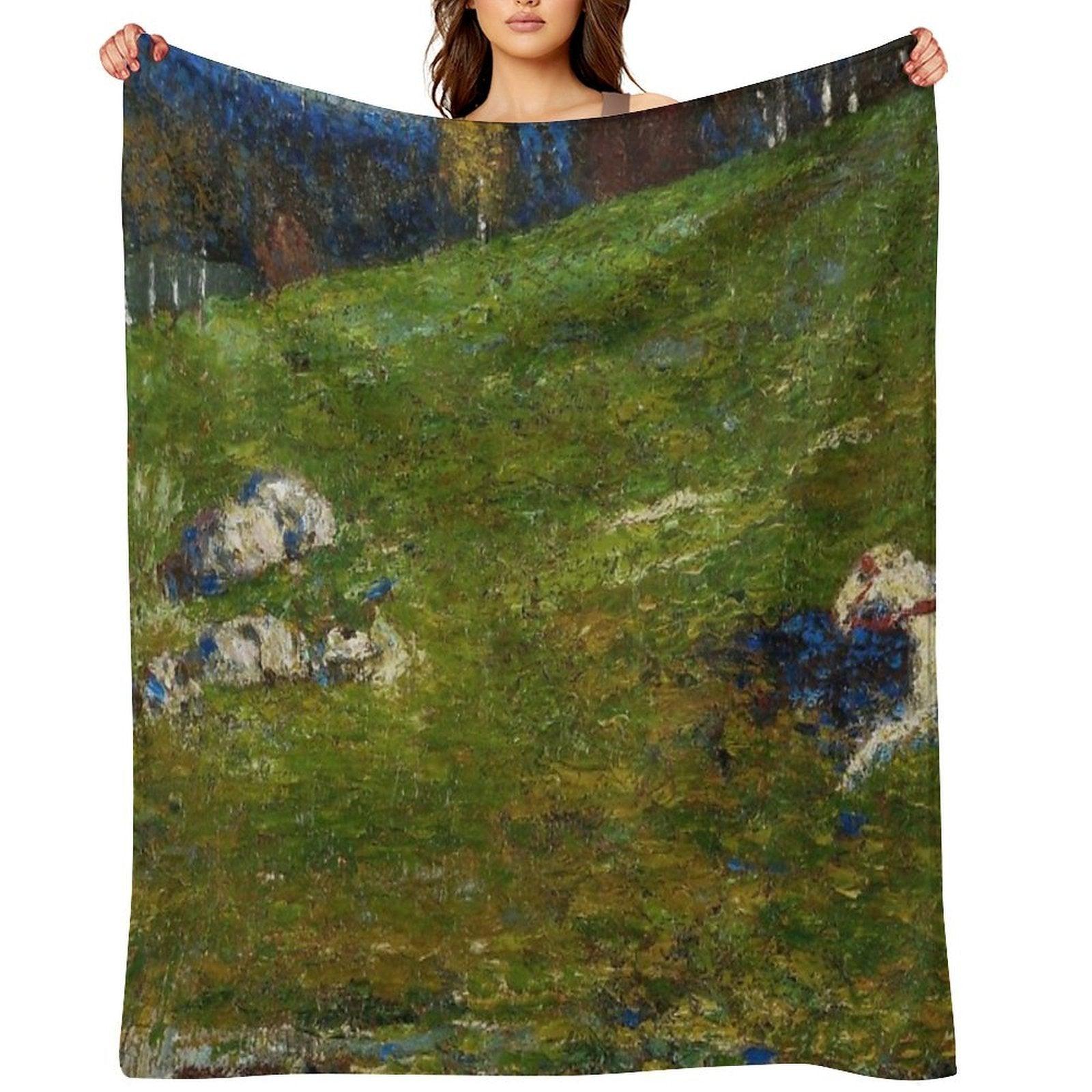 Wassily Kandinsky  The Blue Rider  Der Blaue Reiter Throw Blanket