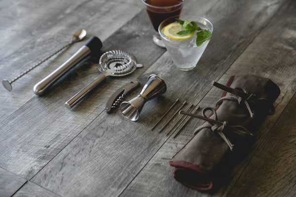 10-Piece Bar Tool Roll Up Kit