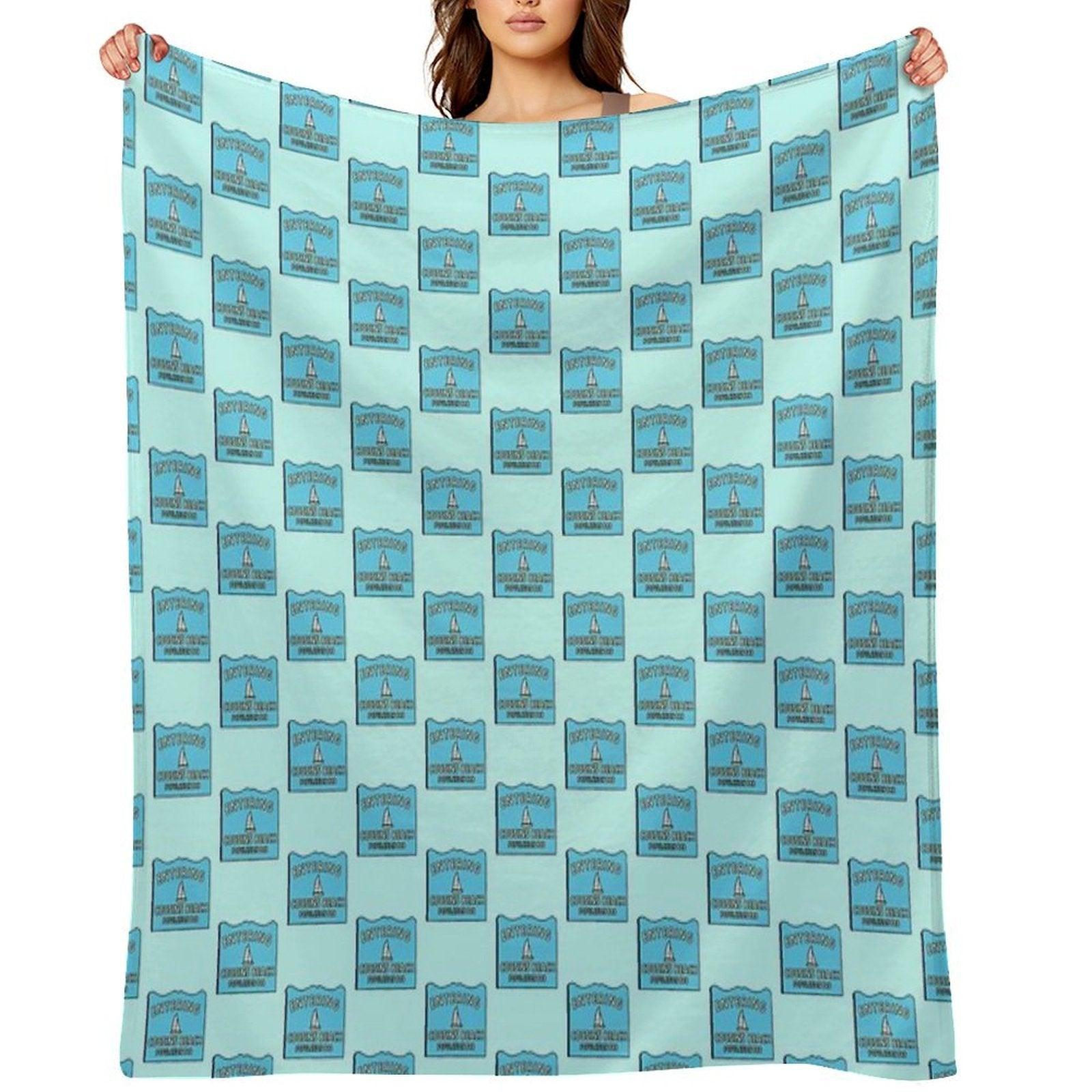 Cousins Beach Throw Blanket