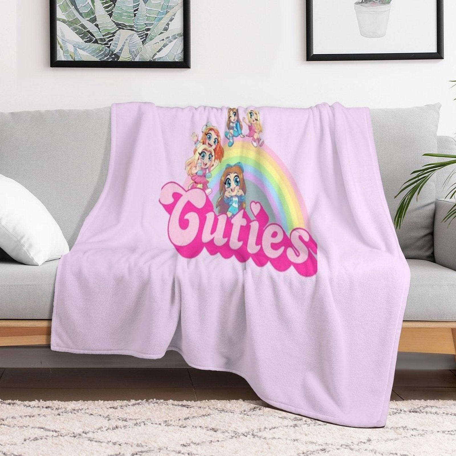 Mackenzie Turner Hey Cuties Throw Blanket