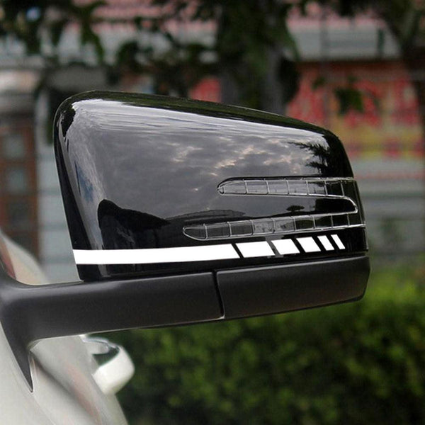 1Pair Car Rear View Mirror Sticker Reflective Decal Vinyl Sticker Decal Stripe Sticker  Car Rear View Mirror Stickers Car Body Stickers Waterproof Reflective Car Side Stickers Auto Side Stripe Decals  Side Mirror Reflective Decals Auto Rearview Stickers