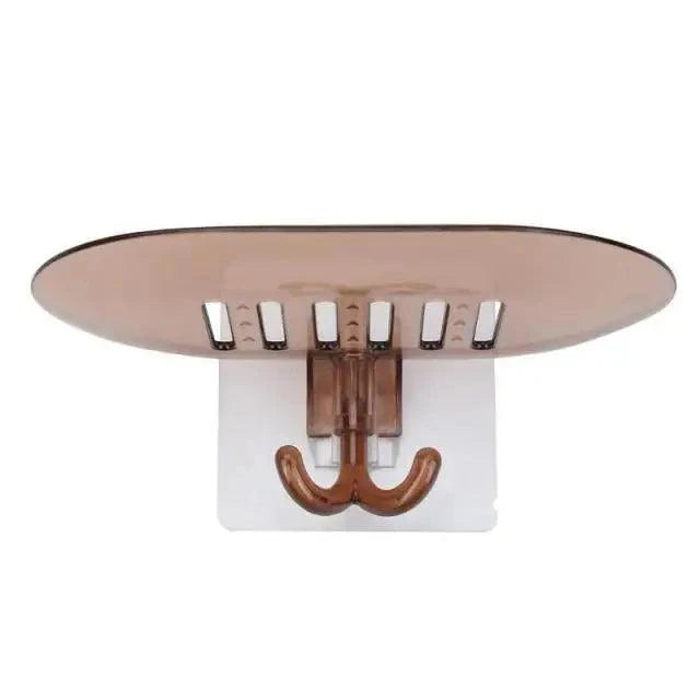 1PC Bathroom Shower Soap Box Dish Storage Plate Tray Holder Case Wall-mounted Soap Holder Housekeeping Container Soap Dish Drainer Tray - Suction Cup Soap Dish Holder Wall Mounted for Bathroom Shower Pack