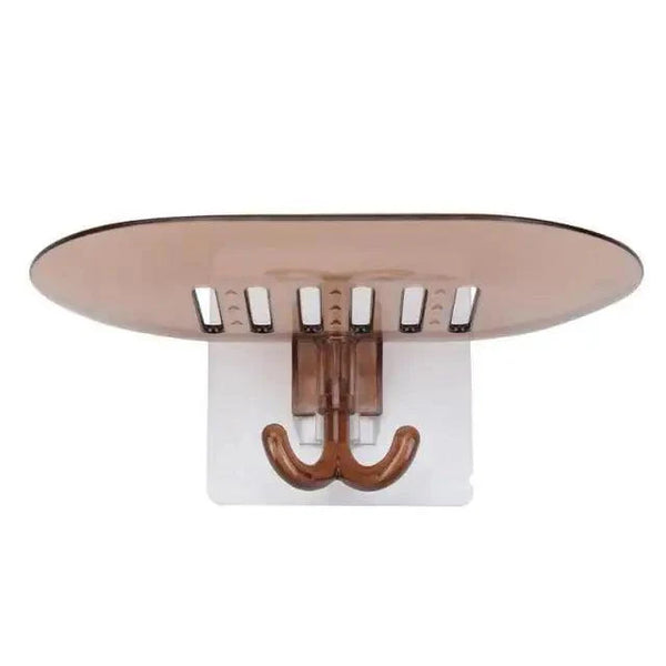 1PC Bathroom Shower Soap Box Dish Storage Plate Tray Holder Case Wall-mounted Soap Holder Housekeeping Container Soap Dish Drainer Tray - Suction Cup Soap Dish Holder Wall Mounted for Bathroom Shower Pack