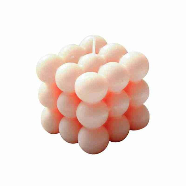 1pc Cube Wax Fragrance Candle Bougie Rose Scented Candles Cute Wax Candles Cube Scented Candle Handmade Decorative Candle Hand Poured Scented Candle Home Decor Candle for Bedroom Aesthetic  Home Geometric Decoration Cube Wax Fragrance Candle