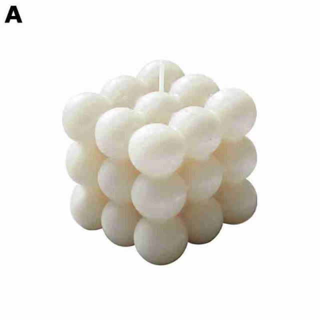 1pc Cube Wax Fragrance Candle Bougie Rose Scented Candles Cute Wax Candles Cube Scented Candle Handmade Decorative Candle Hand Poured Scented Candle Home Decor Candle for Bedroom Aesthetic  Home Geometric Decoration Cube Wax Fragrance Candle