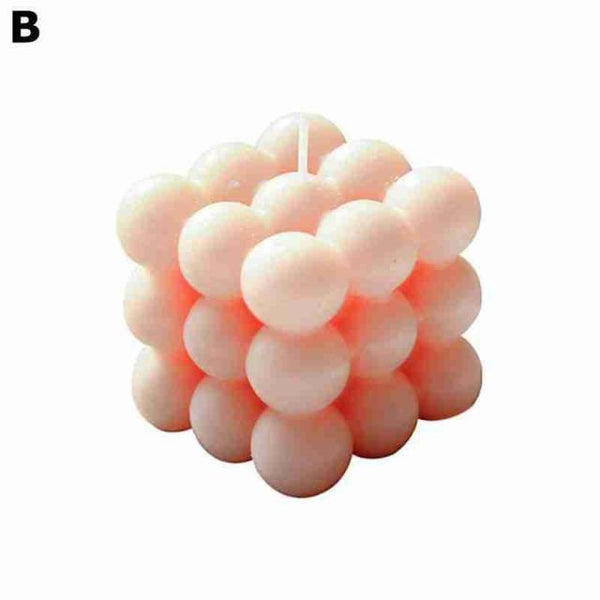 1pc Cube Wax Fragrance Candle Bougie Rose Scented Candles Cute Wax Candles Cube Scented Candle Handmade Decorative Candle Hand Poured Scented Candle Home Decor Candle for Bedroom Aesthetic  Home Geometric Decoration Cube Wax Fragrance Candle
