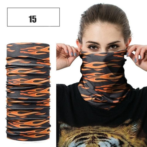 1PC Fashion Men Women Head Face Neck Sunshade Collar Gaiter Tube Bandana Scarf Sports Headwear Scarf Dustproof Outdoor Fishing Face Mask Reusable Washable Cloth Bandanas Women Men Neck Gaiter Cover Turban Multipurpose Balaclava