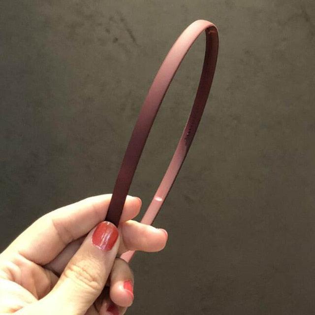 1PC Plastic Fashion Frosted Wide Headband Hair Band Headwear Bezel Hair Accessories For Woman Satin Covered Resin Hairbands Gorgeous Hair Accessories For Women