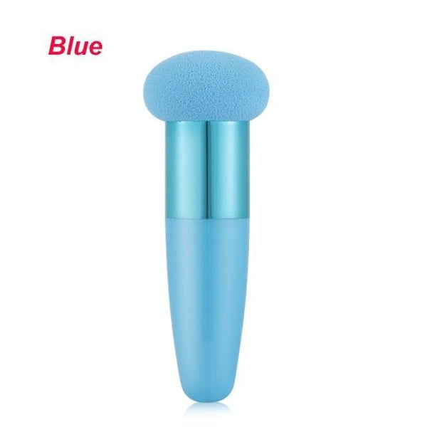 1PC Womens Powder Sponge Beauty Cosmetic Puff Face Makeup Brushes Tools with Handle Makeup Brush Professional Soft Mushroom Head