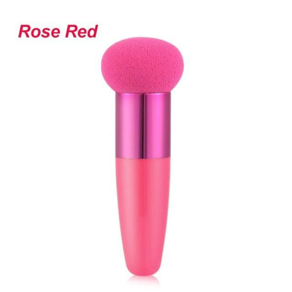 1PC Womens Powder Sponge Beauty Cosmetic Puff Face Makeup Brushes Tools with Handle Makeup Brush Professional Soft Mushroom Head