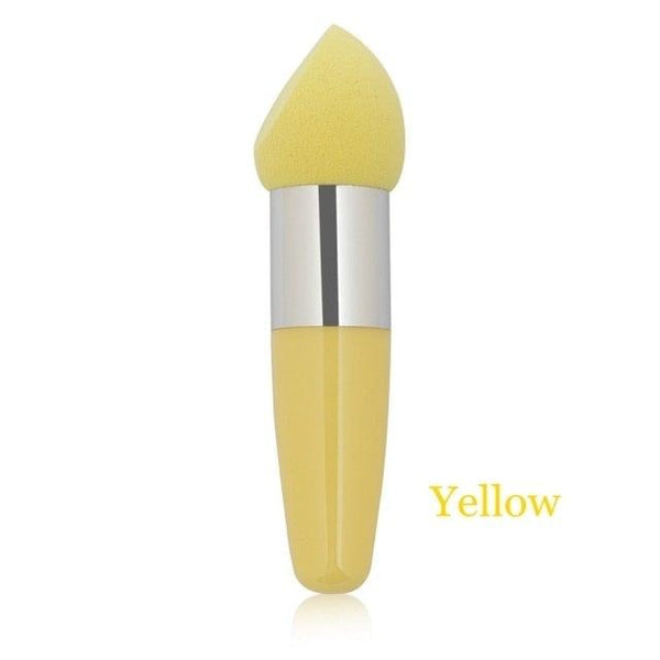 1PC Womens Powder Sponge Beauty Cosmetic Puff Face Makeup Brushes Tools with Handle Makeup Brush Professional Soft Mushroom Head