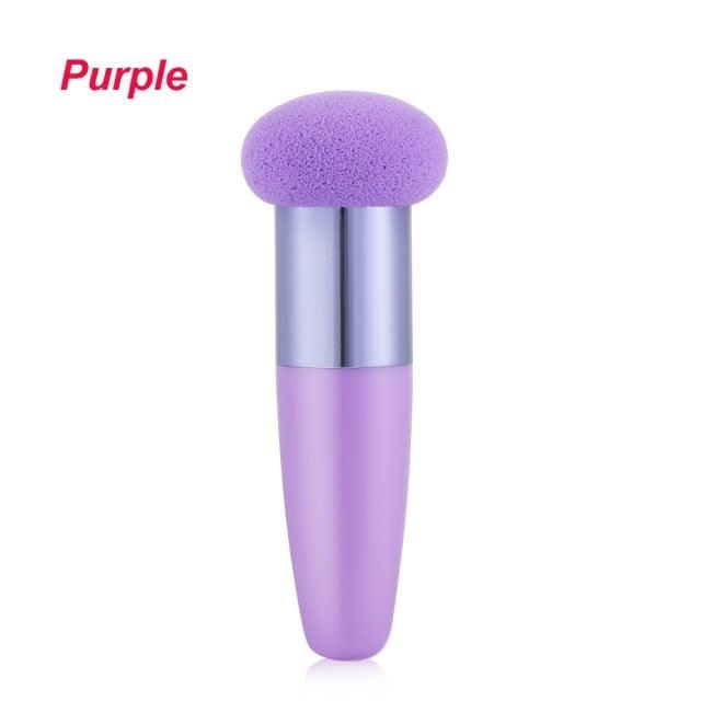 1PC Womens Powder Sponge Beauty Cosmetic Puff Face Makeup Brushes Tools with Handle Makeup Brush Professional Soft Mushroom Head