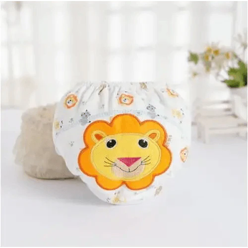 1Pcs Cute Baby Diapers Reusable Nappies Cloth Diaper Washable Cotton Training Pants Panties