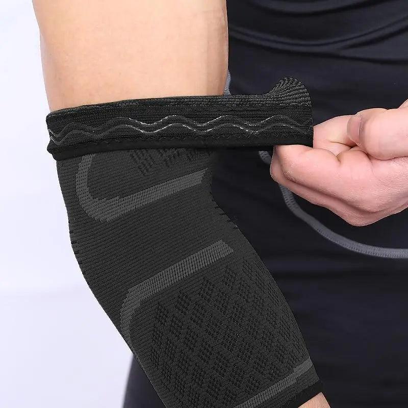 1PCS Instant Arm Support Elbow Sleeves Elastic Gym Elbow Support Sport Protective Pad Absorb Sweat Basketball Arm Sleeve For Workouts