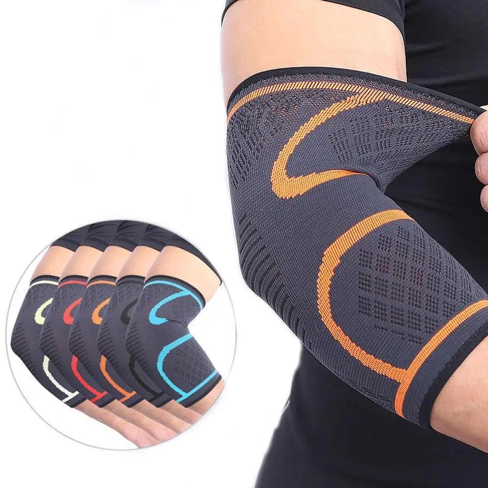 1PCS Instant Arm Support Elbow Sleeves Elastic Gym Elbow Support Sport Protective Pad Absorb Sweat Basketball Arm Sleeve For Workouts