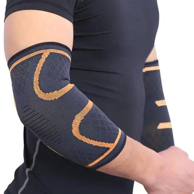 1PCS Instant Arm Support Elbow Sleeves Elastic Gym Elbow Support Sport Protective Pad Absorb Sweat Basketball Arm Sleeve For Workouts