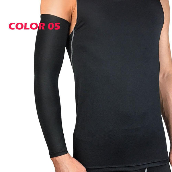 1Pcs Professional Sports Elastic Arm Guard Compression Arm Sleeves For Bike Motorcycle Basketball Volleyball Arm Sleeves Armband Sport Elbow Pads Arm Warmers Outdoor Workout Arm Cover