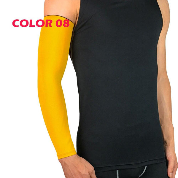 1Pcs Professional Sports Elastic Arm Guard Compression Arm Sleeves For Bike Motorcycle Basketball Volleyball Arm Sleeves Armband Sport Elbow Pads Arm Warmers Outdoor Workout Arm Cover