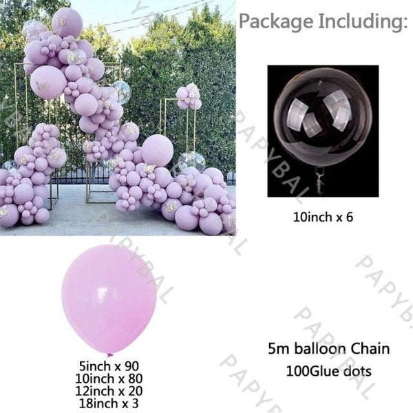 1Set Purple Pink Luxury Balloons For Birthday Wedding Party Decorations Baby Shower Decorations For Girl