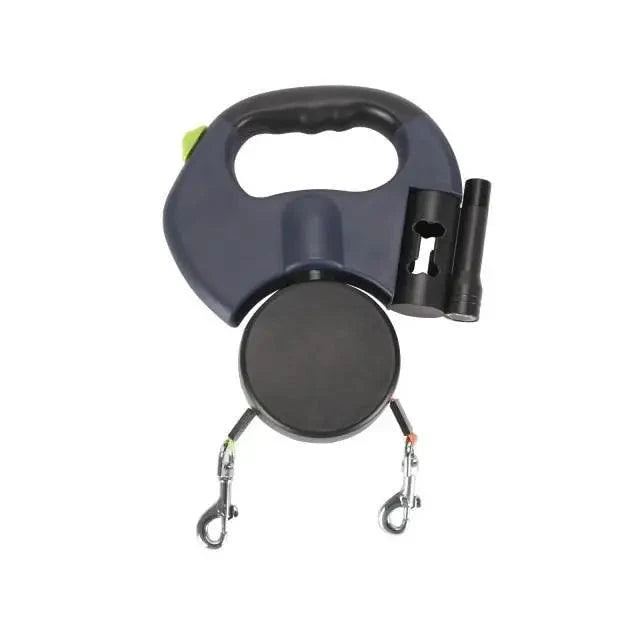 2 Color Retractable Dual Double Pet Leash Rope  Walk For Dog  Long Lead-Training Pet Leash Pet Tractor Small And Medium Dog Cat