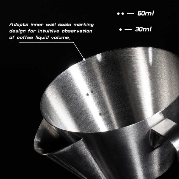 Crema-Removed Espresso Shot Cup