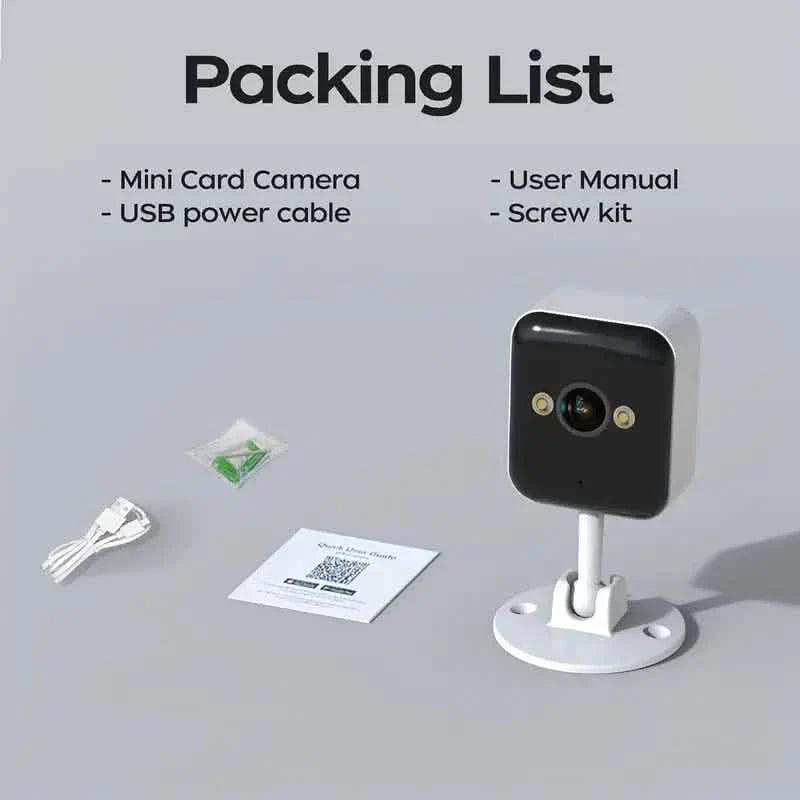 2-Pack: 1080P FHD Wireless Surveillance Camera, Full-Color Night Vision, Two-Way Voice & More