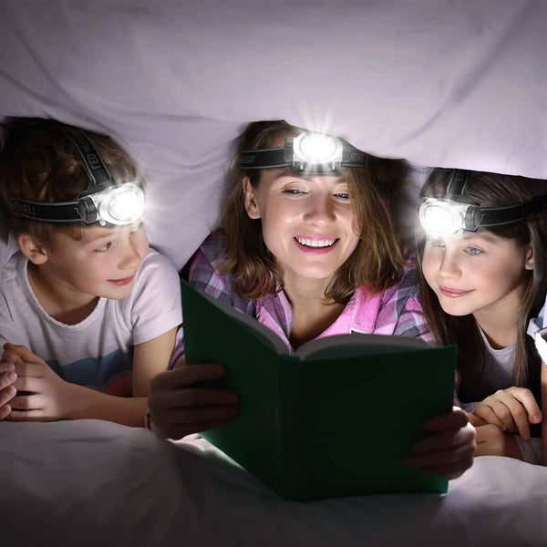 2-Pack: LED Headlamp with 4 Mode Settings