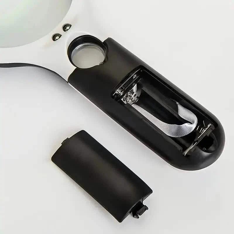 2-Pack: LED Light 45x Magnifying Glass Lens Mini Pocket Handheld Microscope