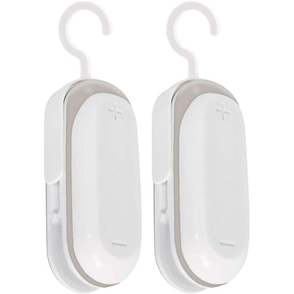 2-Pack: Mempedont Mini Bag Sealer - Heat Sealer for Plastic Bags