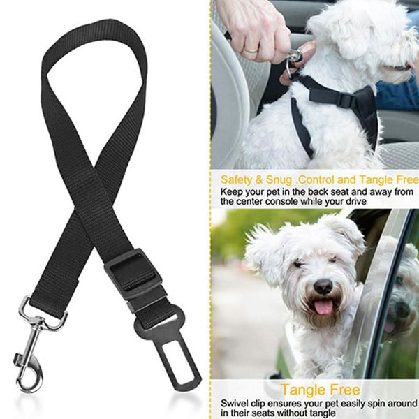 2-Pack: Multipurpose Pet Safety Vehicle Seat Belt