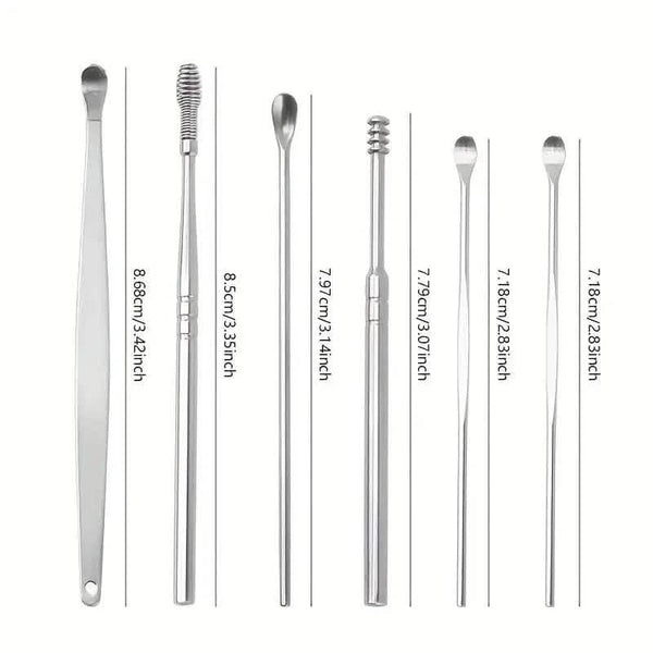 2-Pack: Stainless Steel Ear Pick Set