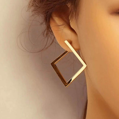 2-Pairs: Minimalist Geometric Drop Earrings