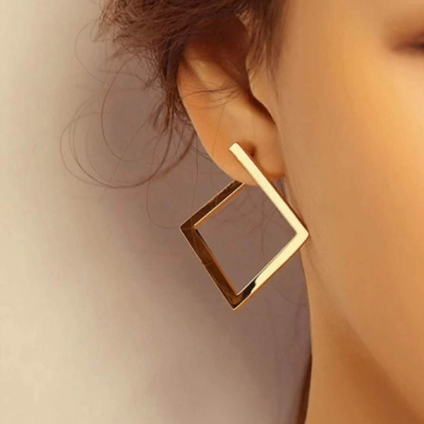 2-Pairs: Minimalist Geometric Drop Earrings