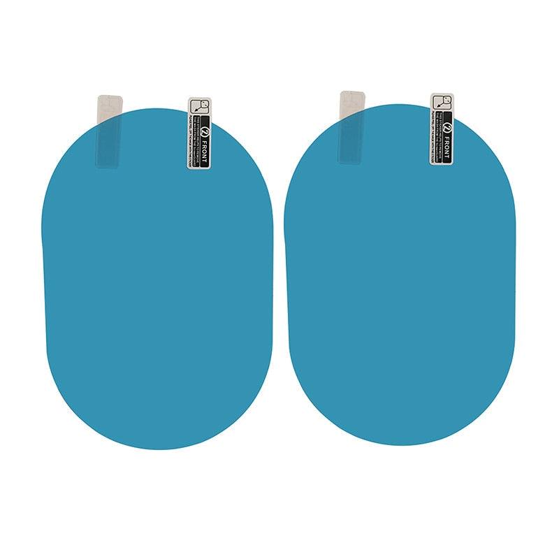 2 Pcs Car sticker Rainproof Film For Car Rearview Mirror Car Rearview Mirror Rain Film Clear Sight In Rainy Days Car Film Rear Mirror Protective Film Anti Fog Window Clear Rainproof Rear View Mirror Protective Soft Film Auto Accessories