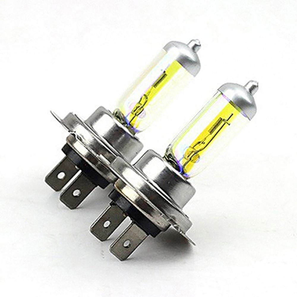 2 Pcs Car Super Bright H7 Xenon Halogen Upgraded Bright White Headlight Front Headlight Light Bulbs Lamp 12V Car Accessories Crystal Vision Ultra Upgraded Bright White Headlight