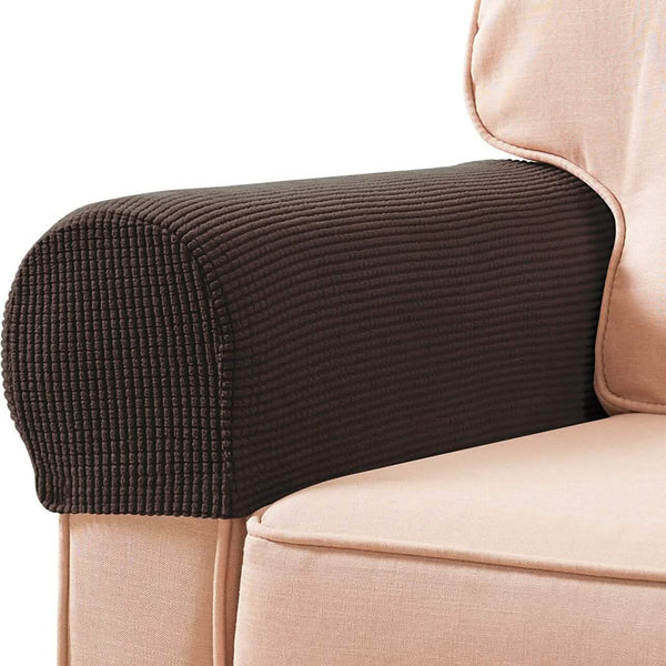 2-Piece: Jacquard Sofa Armrest Slipcover