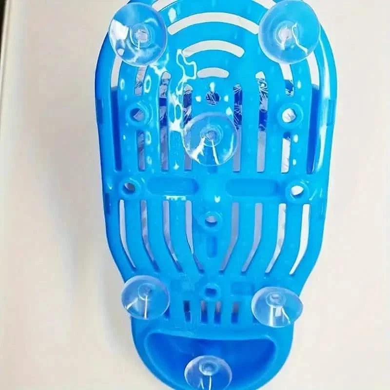 2-Piece Set: Foot Washing Brush Foot Scrub with Suction Cup