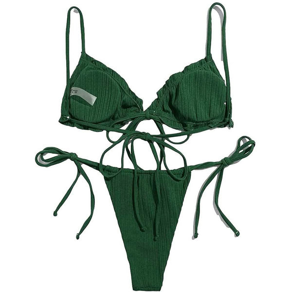 2-Piece Set: Thong Brazilian Bikini Swimsuit