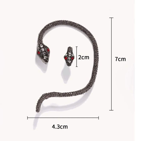 2-Piece: Snake Design Earrings