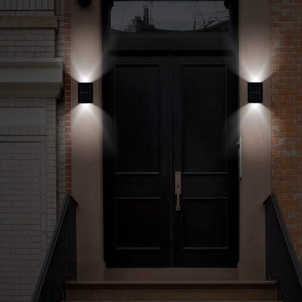 2-Piece: Solar Deck Outdoor Lights