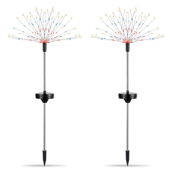 2-Piece: Solar Powered Starburst Garden Lights