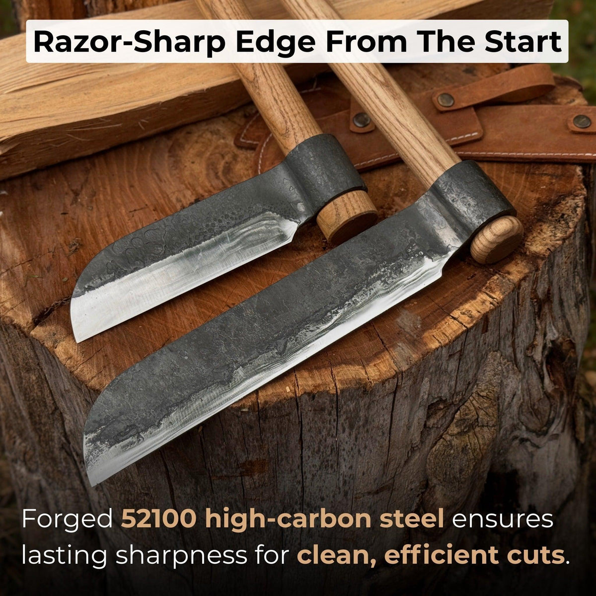 2-Piece Splitting Froe Set