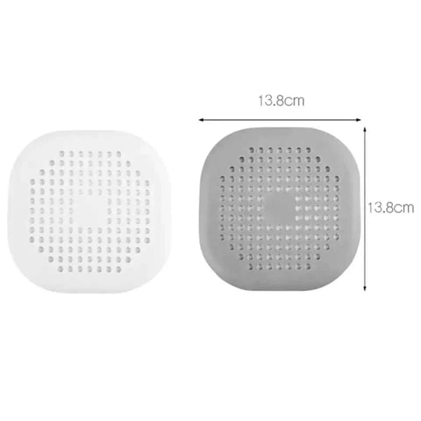 2-Pieces: Bathroom Kitchen Waste Sink Strainer Hair Filter Drain Net Catcher Cover