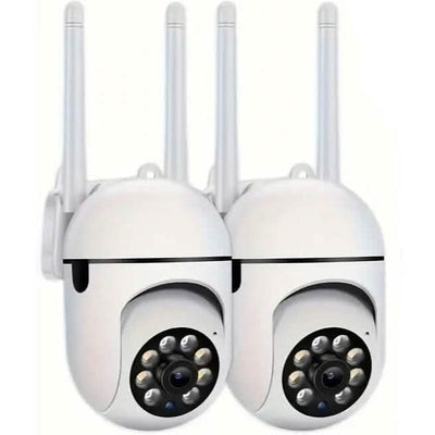 2-Pieces: Compact Wireless IP Security Cameras with App Control
