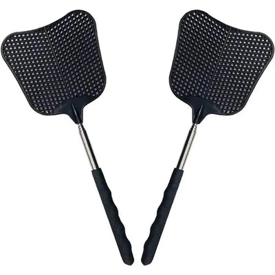 2-Pieces: Heavy Duty Telescopic Fly Swatter Set
