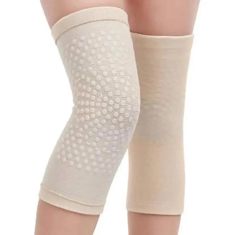 2-Pieces: Self Heating Support Knee Pads Elbow Brace Warm