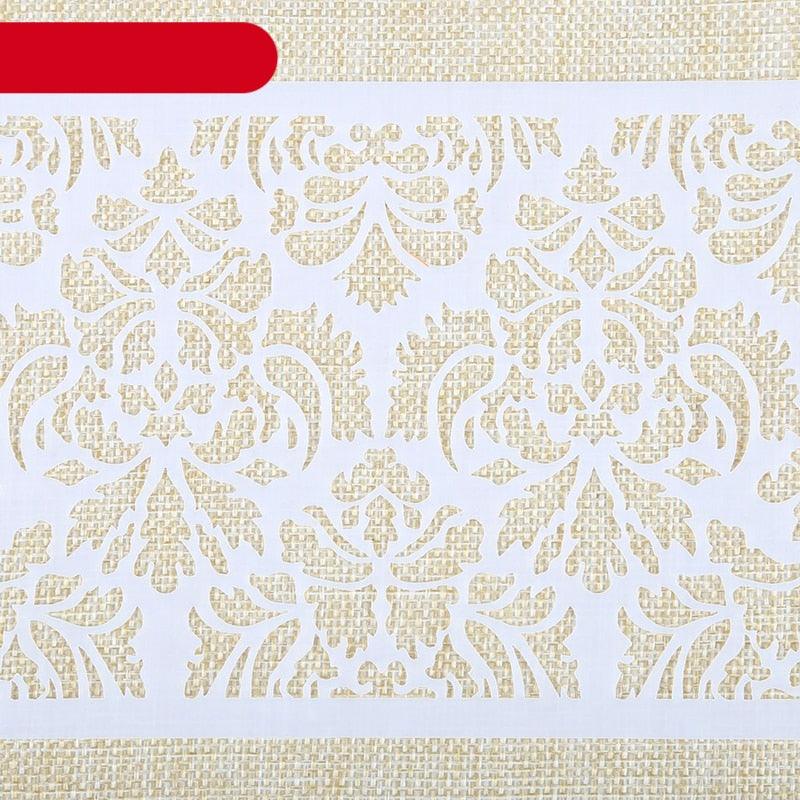 2 Style Cake Side Cupcake Cake Sugarcraft Decoration Cake Mould Plastic Baking Cake Decorating Tool 2 Pieces Cupcake Stencil Cake Side Decorating Templates Powdered Sugar Template Wedding Cake Decor Flower Molding