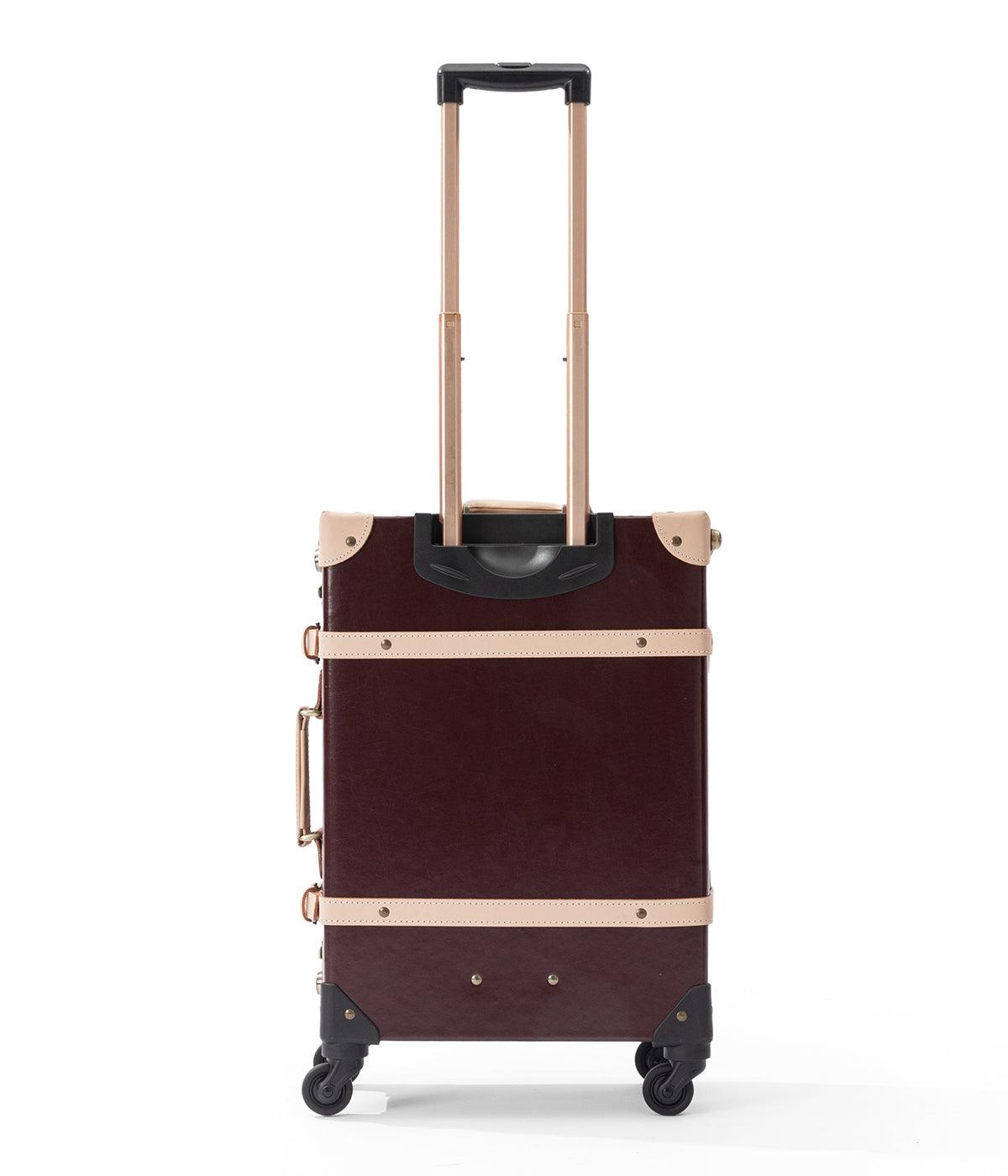 Aristocratic Leather Carry-on Set - Burgundy