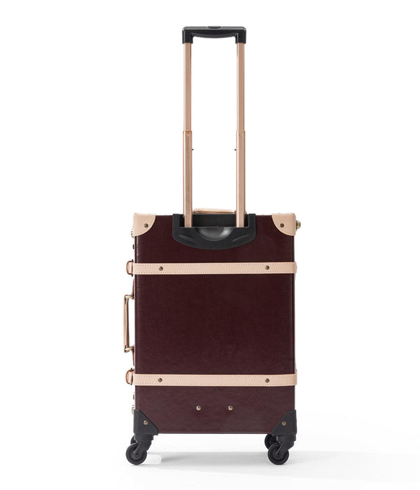 Aristocratic Leather Carry-on Set - Burgundy
