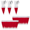 20-Piece: Christmas Santa Hat Silverware Storage Bag